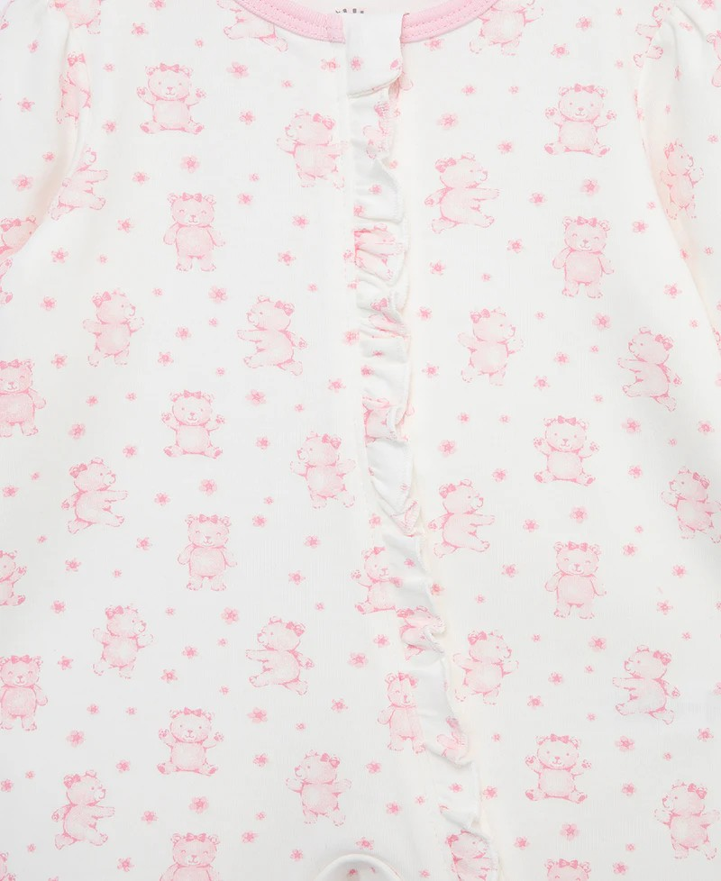 Joyful Bear 2-Way-Zip Footie & Hat