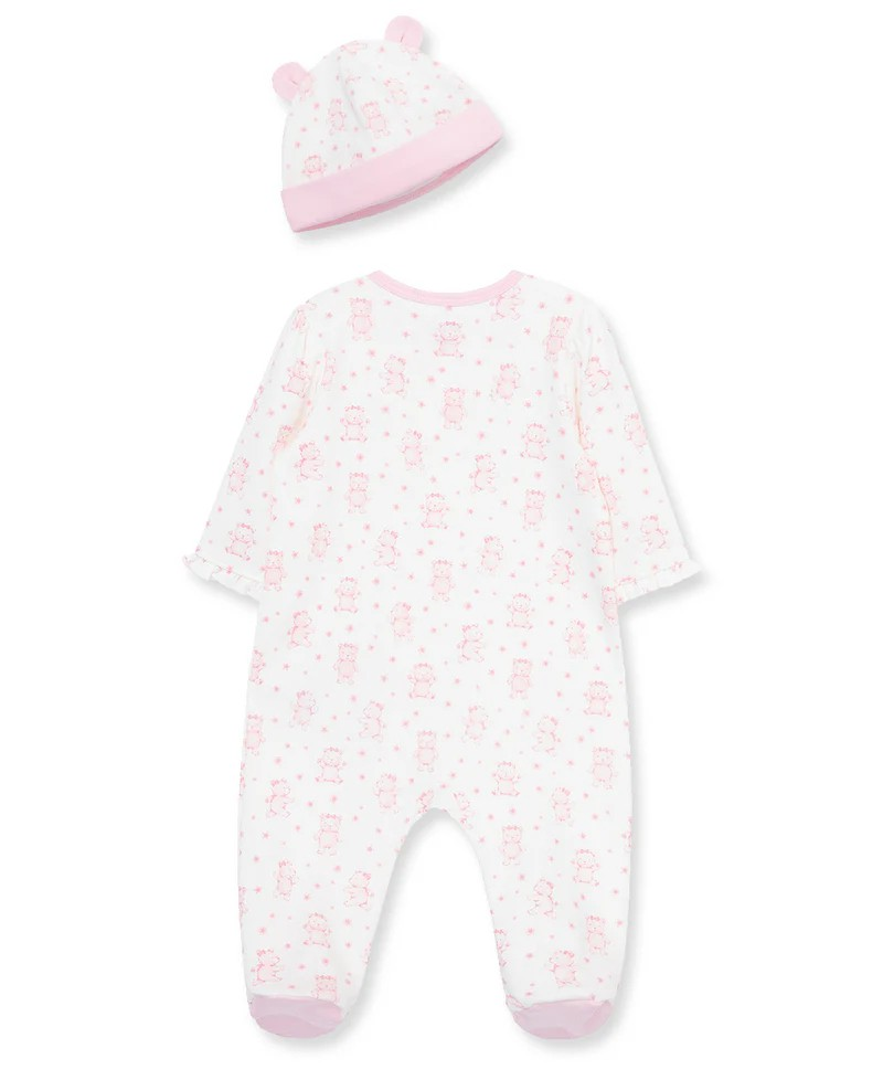 Joyful Bear 2-Way-Zip Footie & Hat