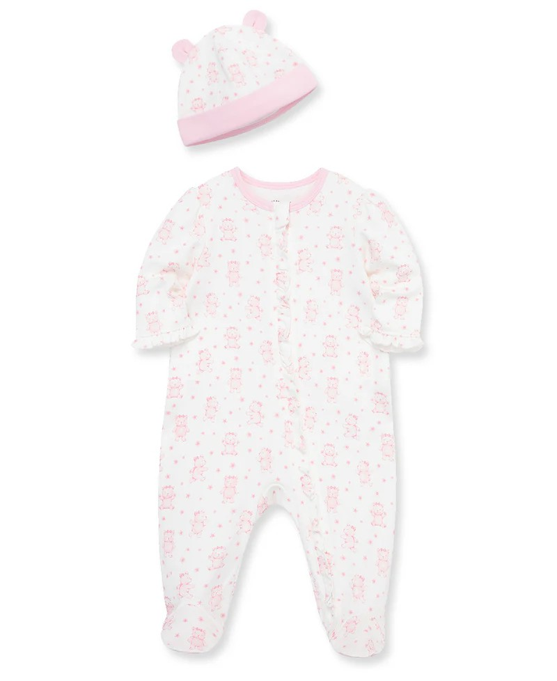 Joyful Bear 2-Way-Zip Footie & Hat