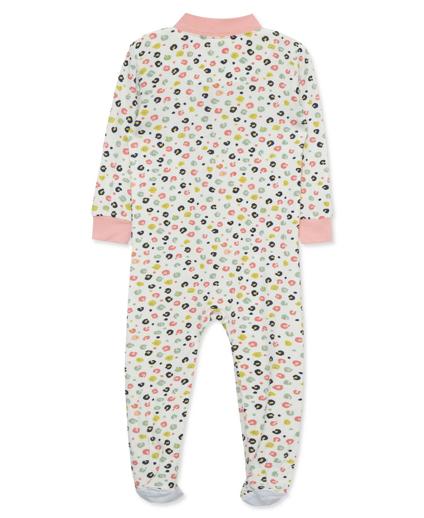 Leopard Zip Front Footie