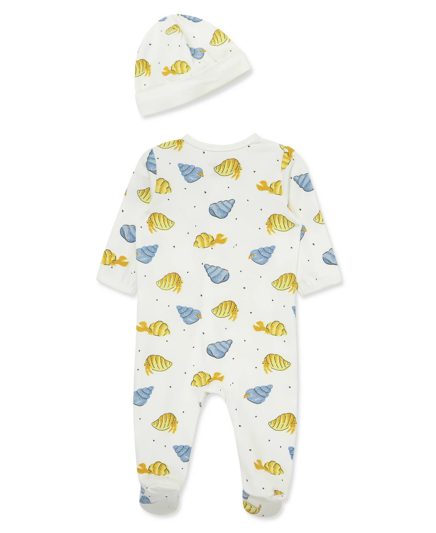 Focus Kids Seaside Zip Front Footie & Hat