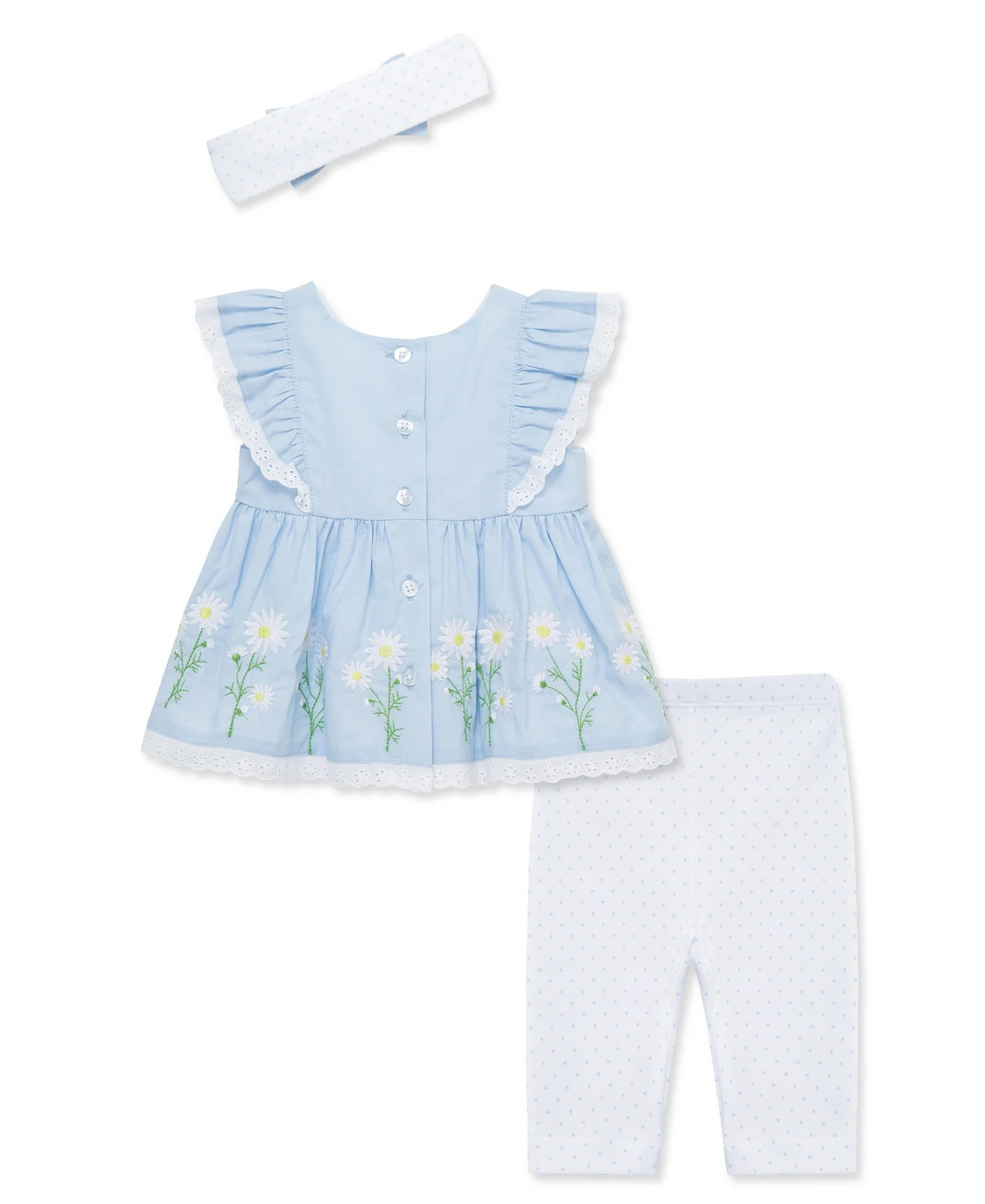 Daisy Border Woven Tunic Set