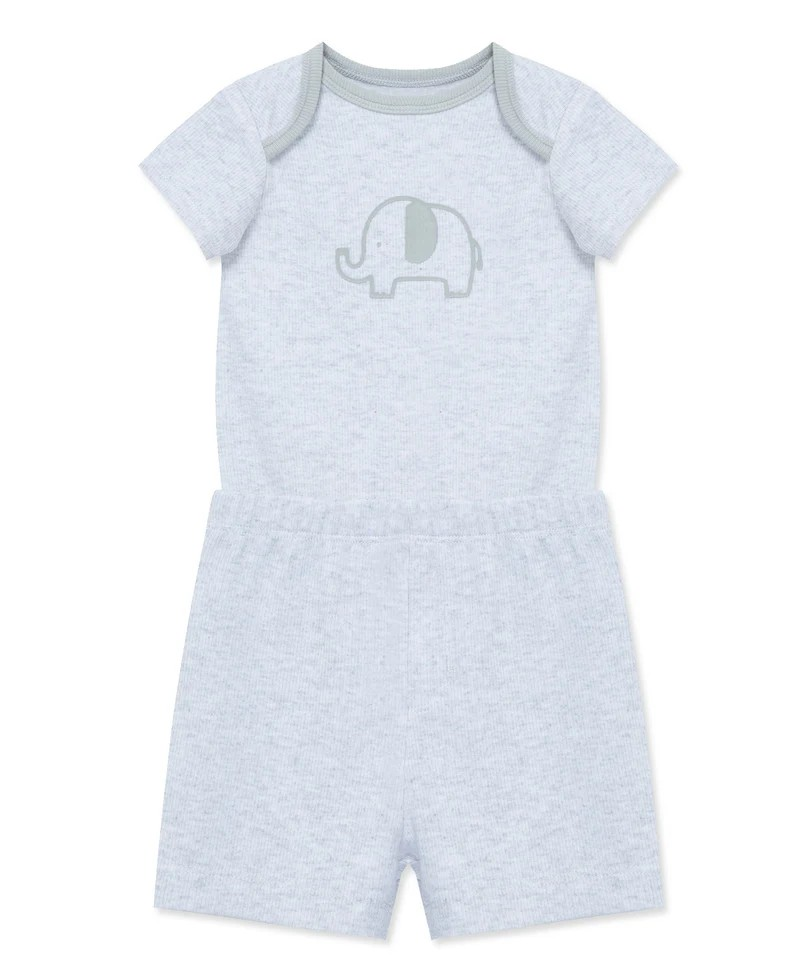 Elephant Bodysuit & Short Set