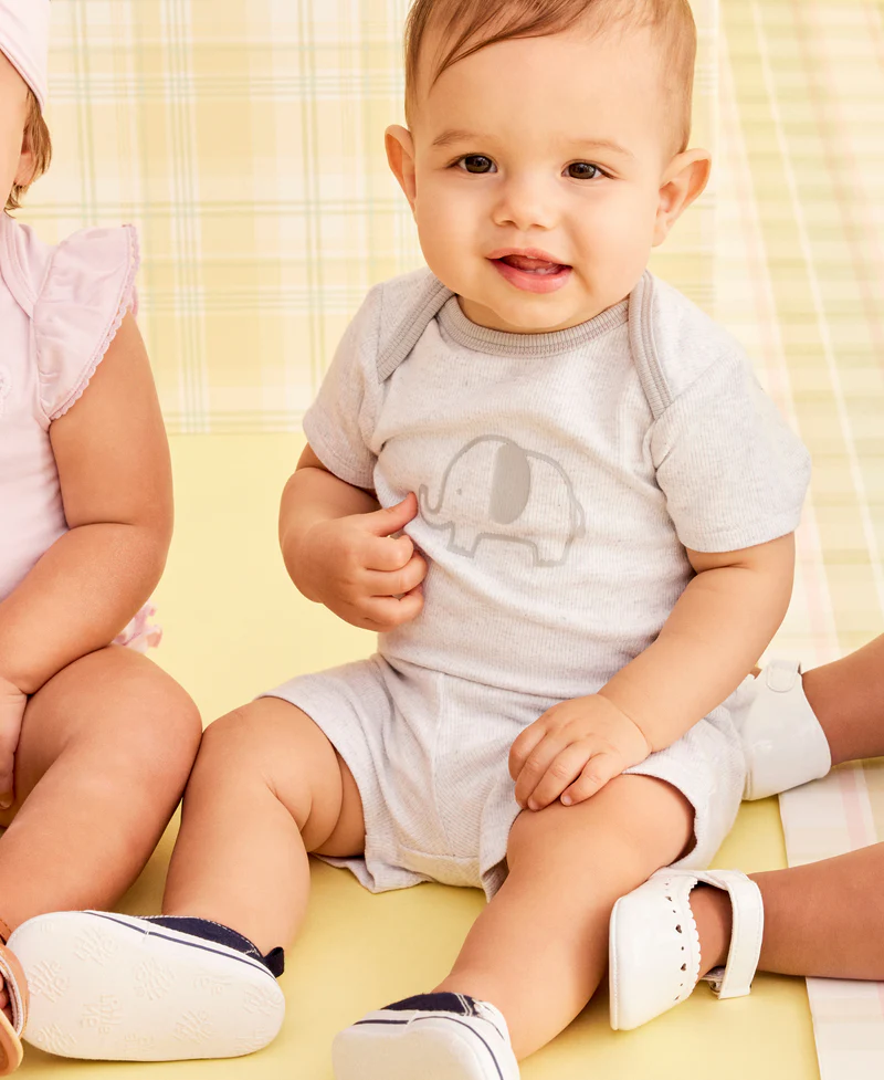 Elephant Bodysuit & Short Set