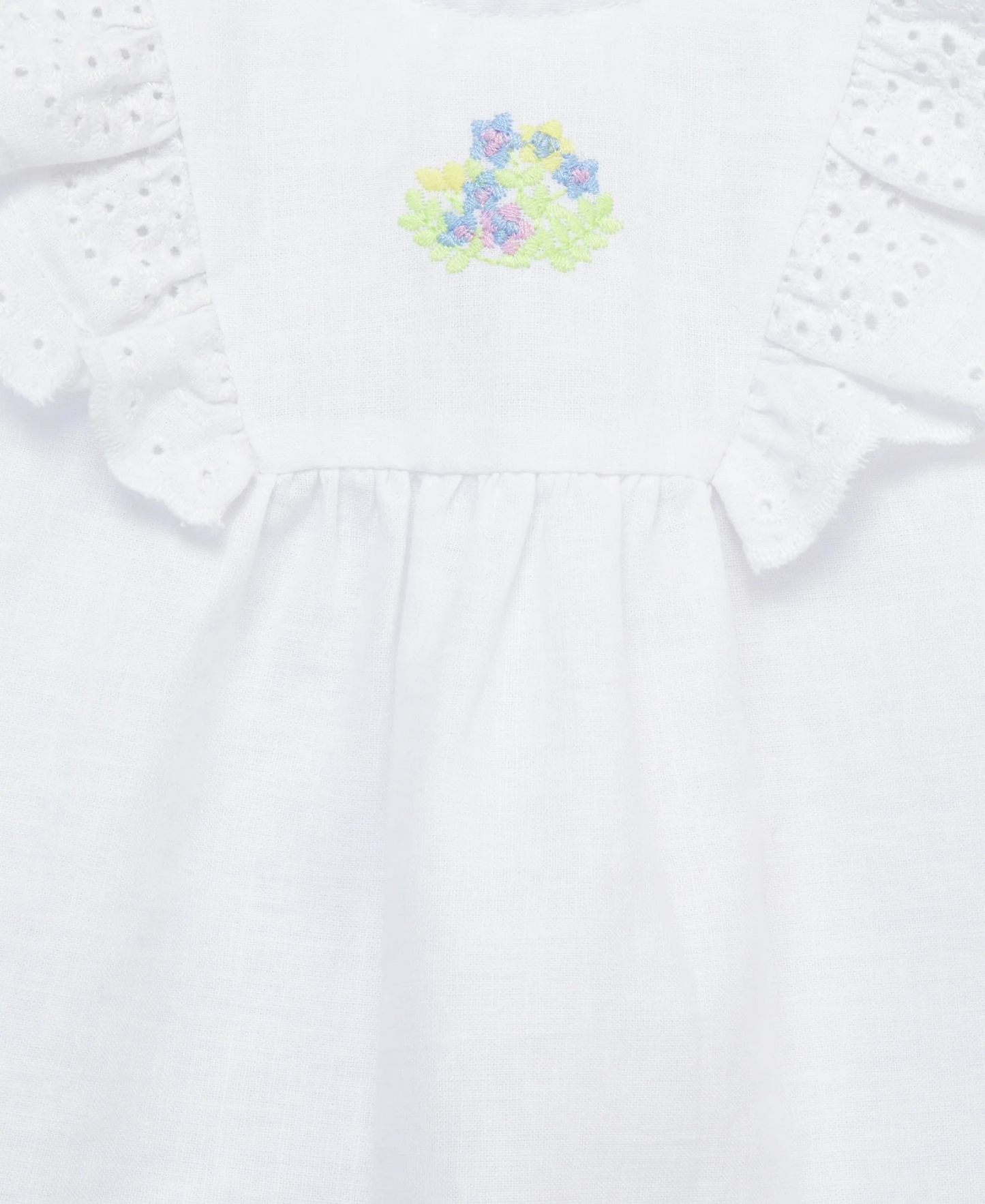 Sweet Eyelet Woven Tunic Set