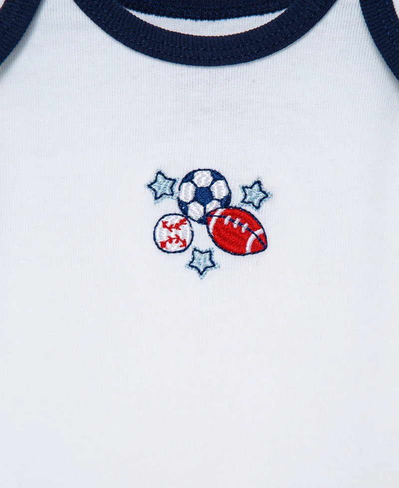 Sports Star 3-Pack Bodysuits