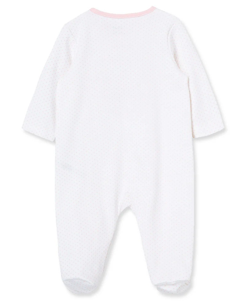 Thank Heaven For Little Girls Footed One-Piece (Headband not included)