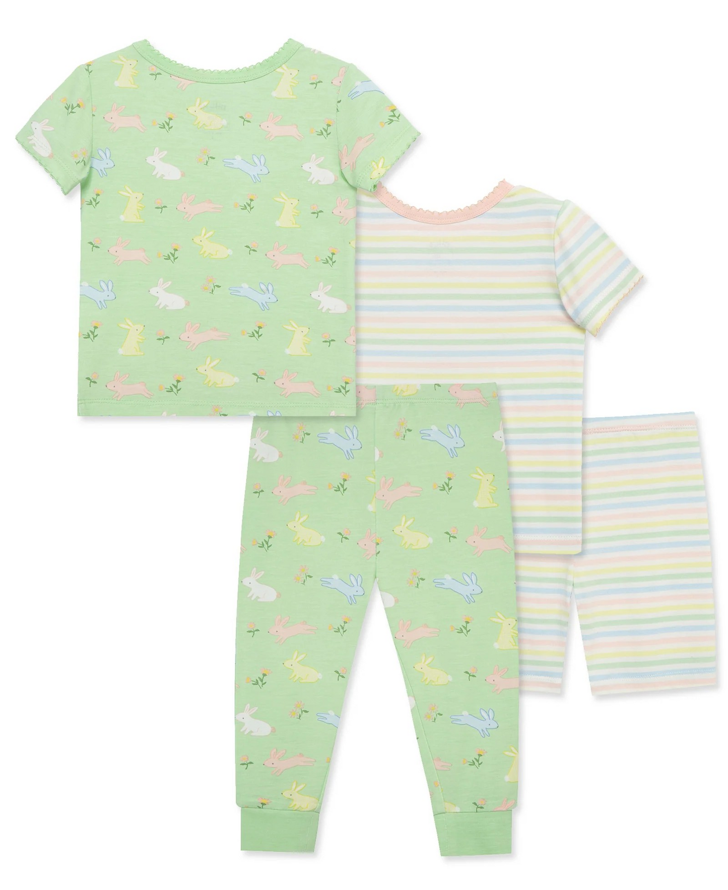 Bunny 4-Piece Pajama Set