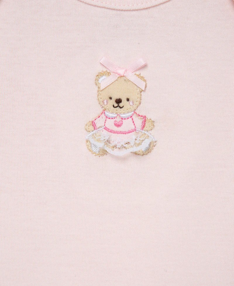 Pink Bear 3-Pack Bodysuits