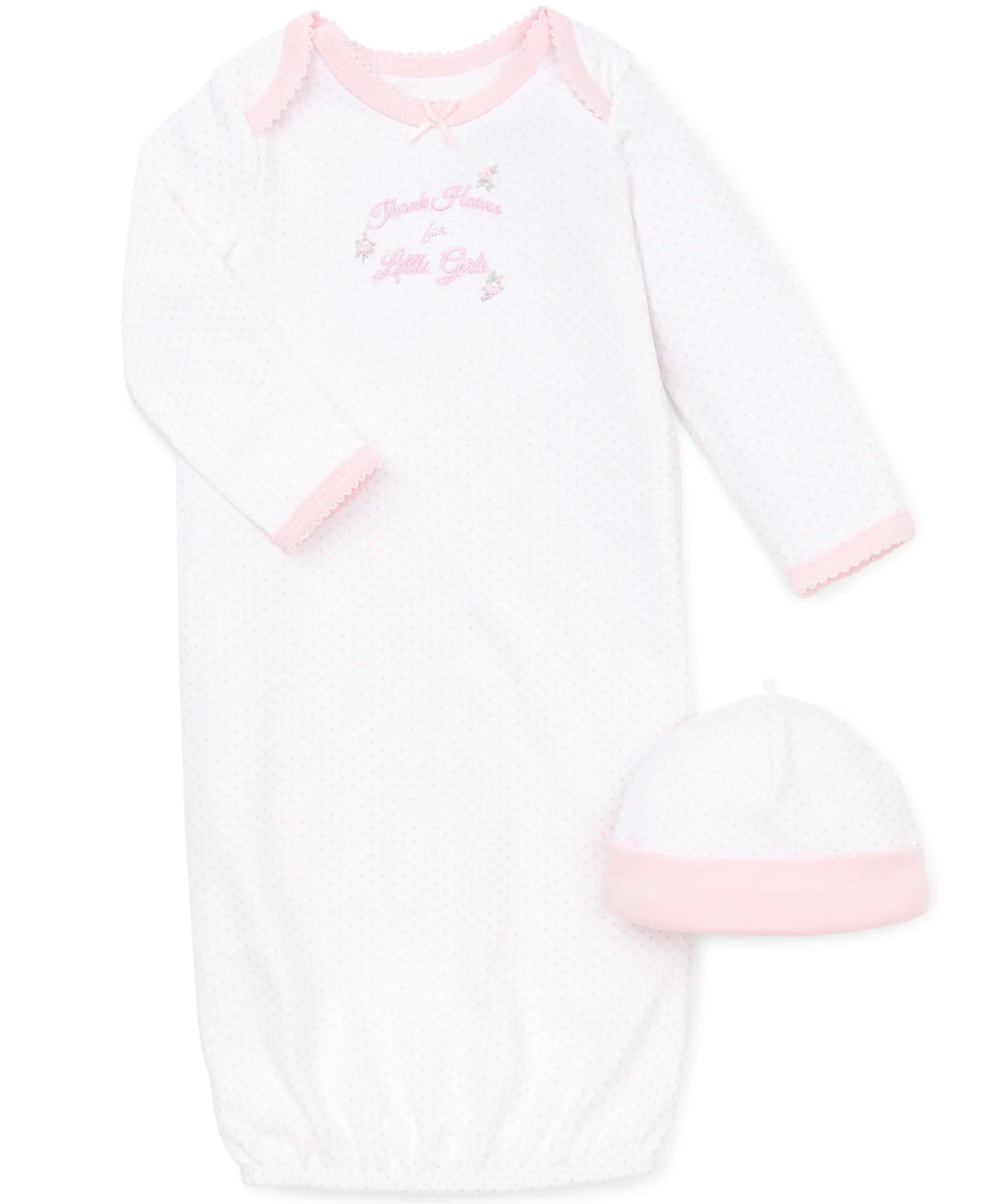 Thank Heaven For Little Girls Sleeper Gown & Hat
