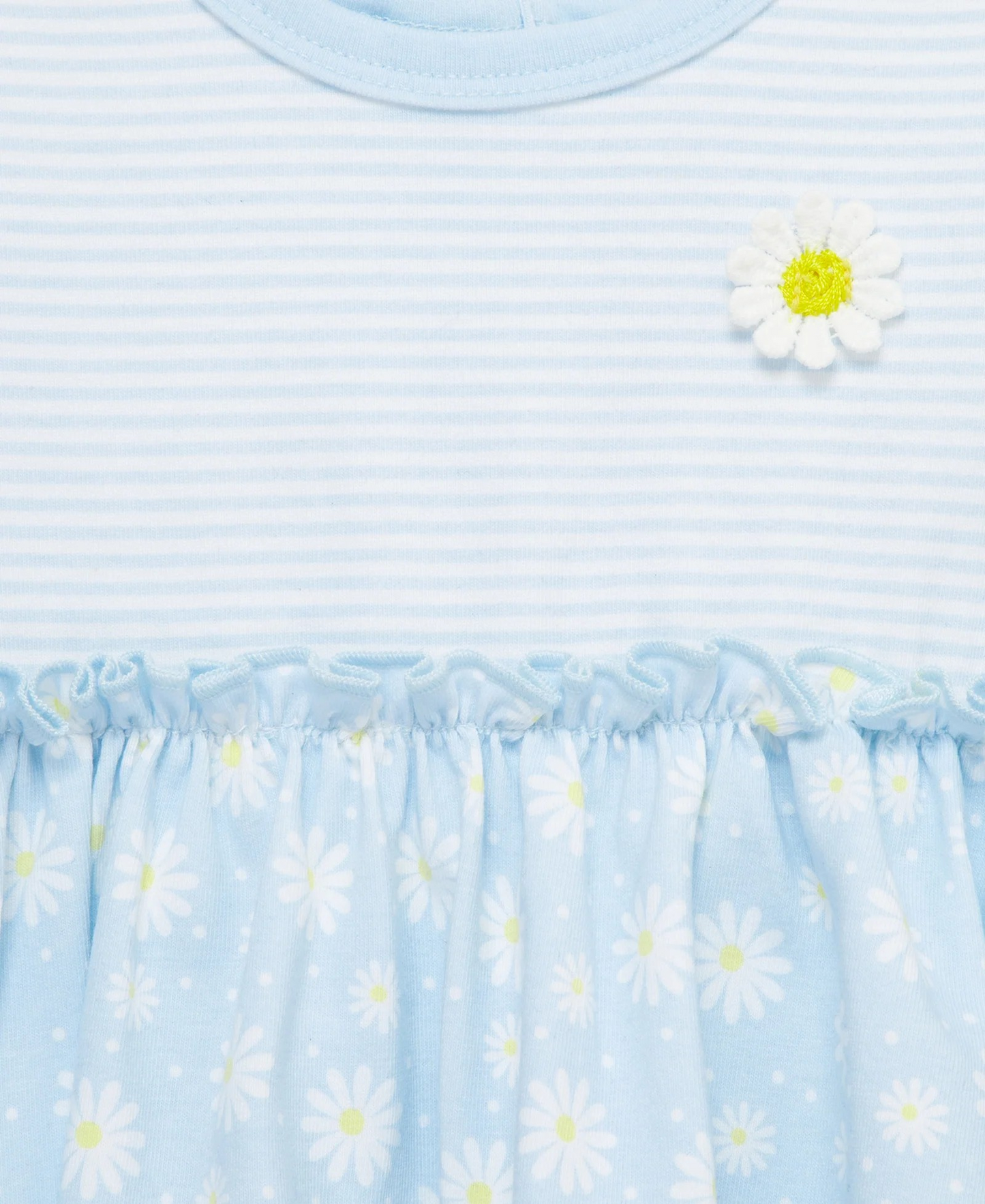 Daisies Bodysuit Dress & Headband Set