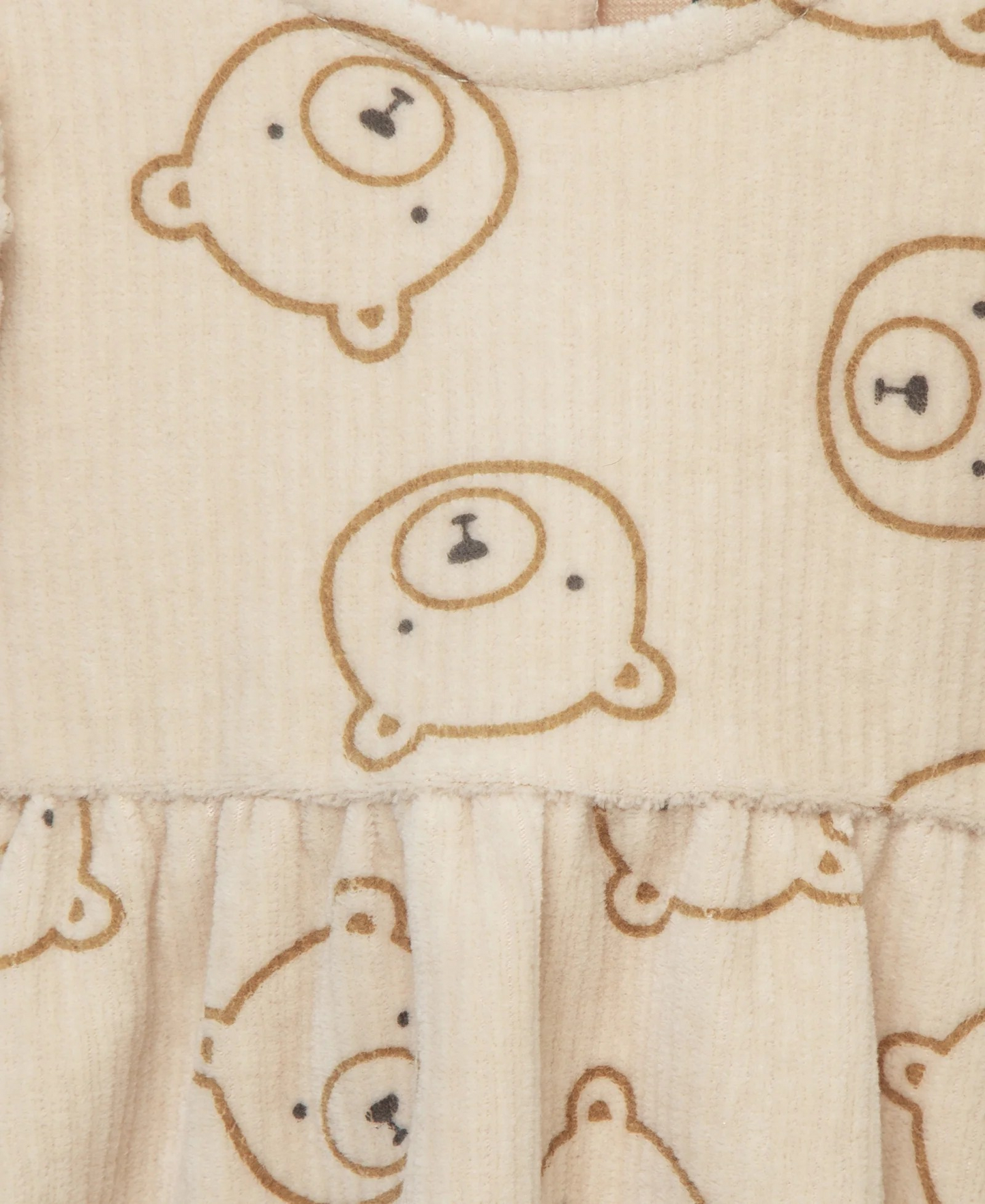 Focus Kids Bear Velour Dress Set