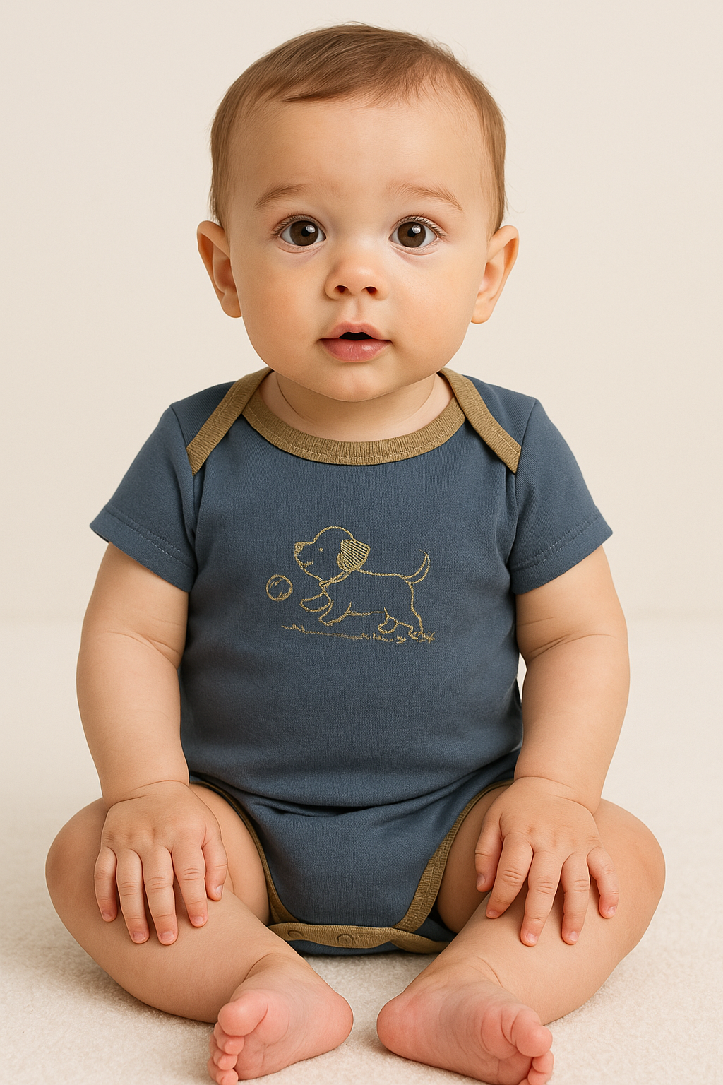 Puppy Toile 3-Pack Bodysuits