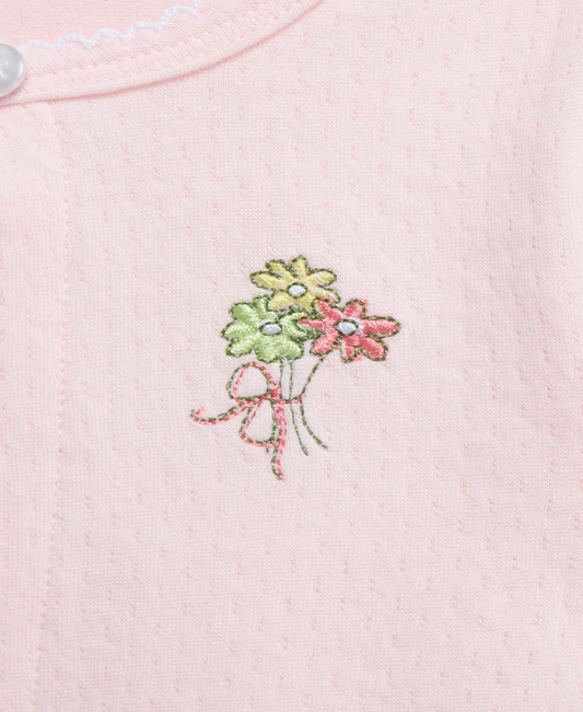 Bouquet Dress & Cardigan Set