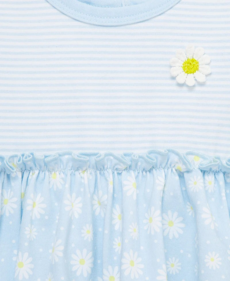 Daisies Bodysuit Dress & Headband Set
