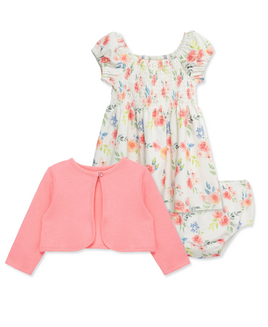 Rose Knit Dress Set