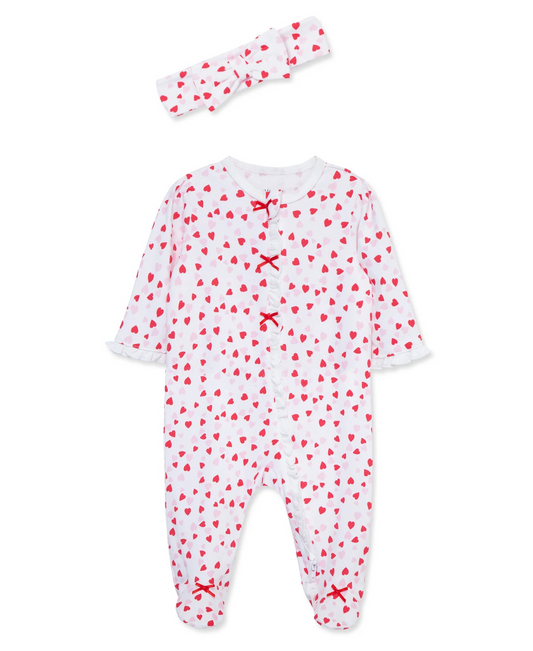 Valentine Footie & Headband