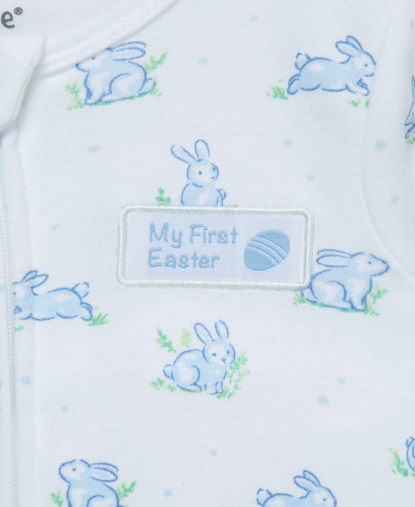 Blue Bunny Footie & Hat