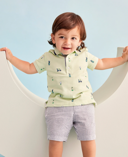 Golf Polo Short Set