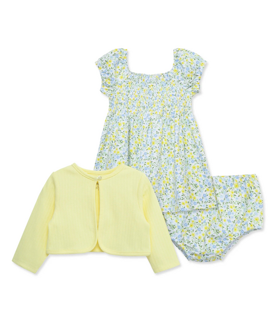 Ditsy Floral Knit Dress Set
