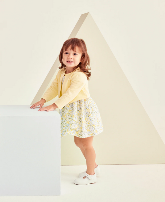 Ditsy Floral Knit Dress Set