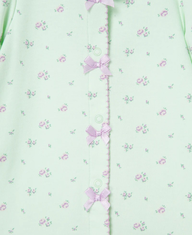 Petite Rose Footed One-Piece & Hat