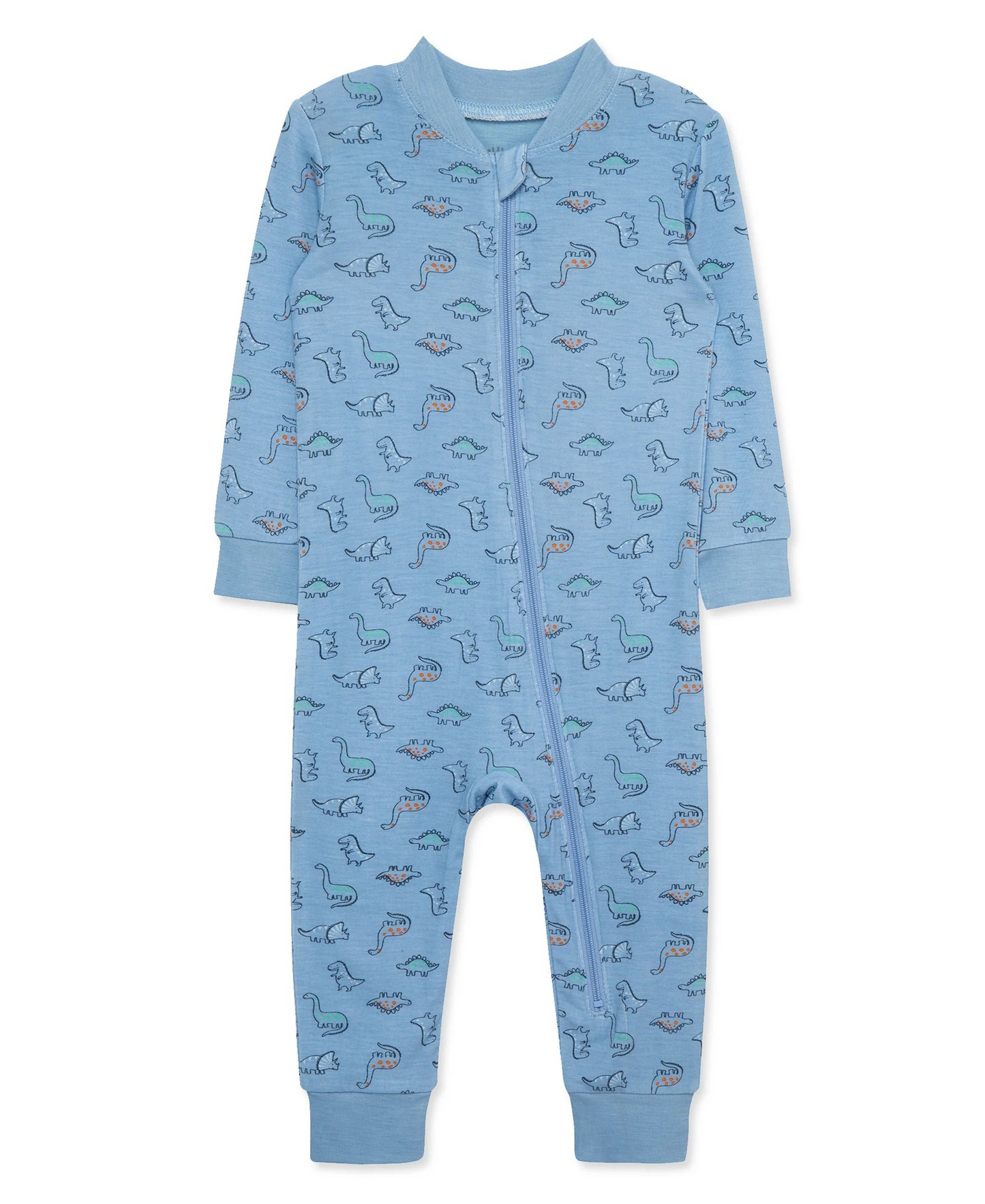 Dino Zip Front Pajama