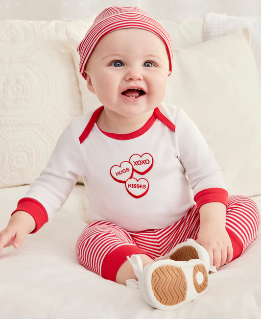 Valentine Hearts Bodysuit Set