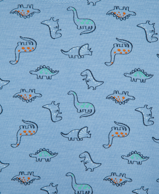 Dino Zip Front Pajama