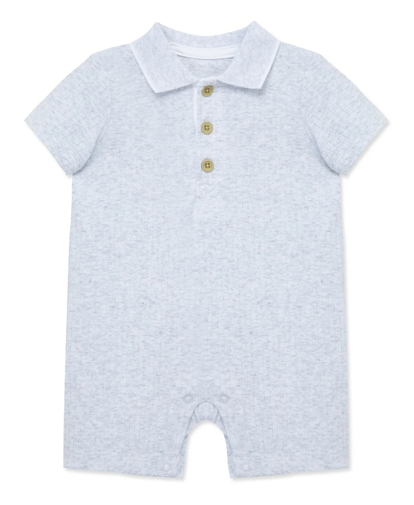 Grey Polo Romper