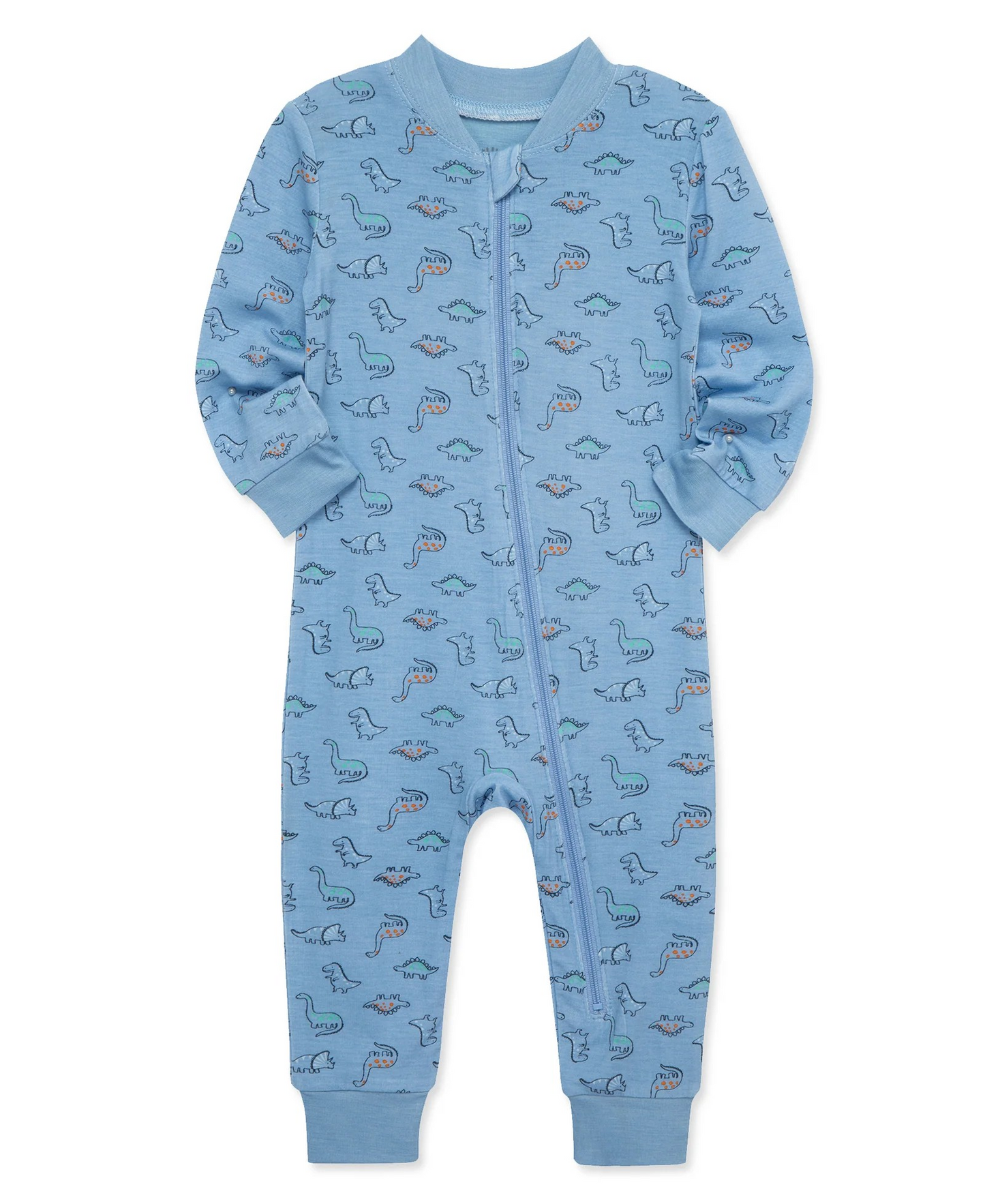 Dino Zip Front Pajama