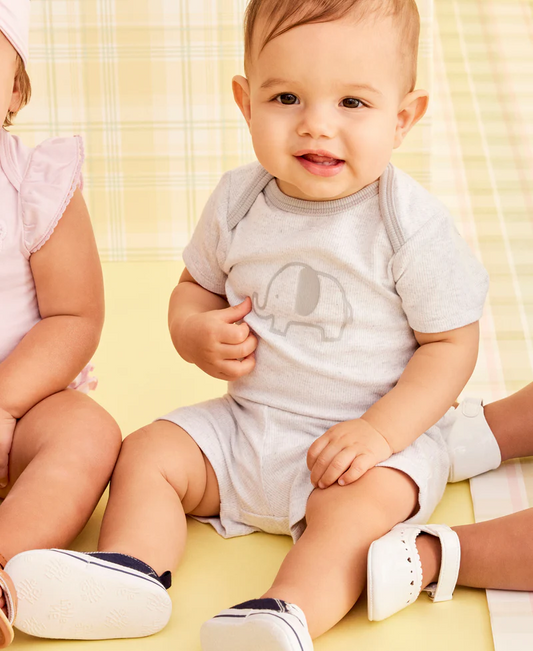 Elephant Bodysuit & Short Set