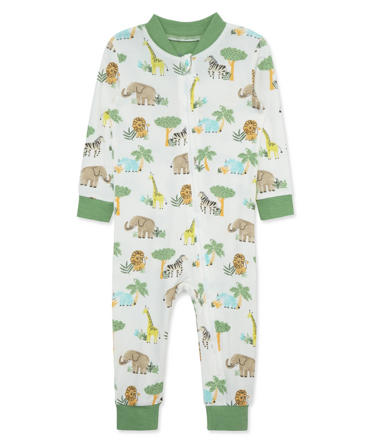 Safari Zip Front Pajama