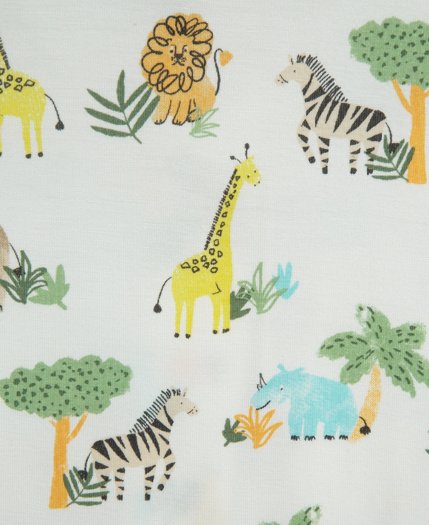 Safari Zip Front Pajama
