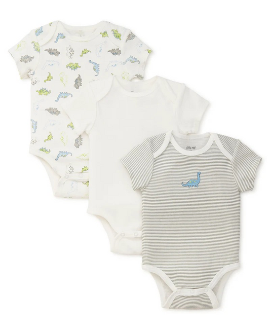 Tiny Dinos 3-Pack Bodysuits
