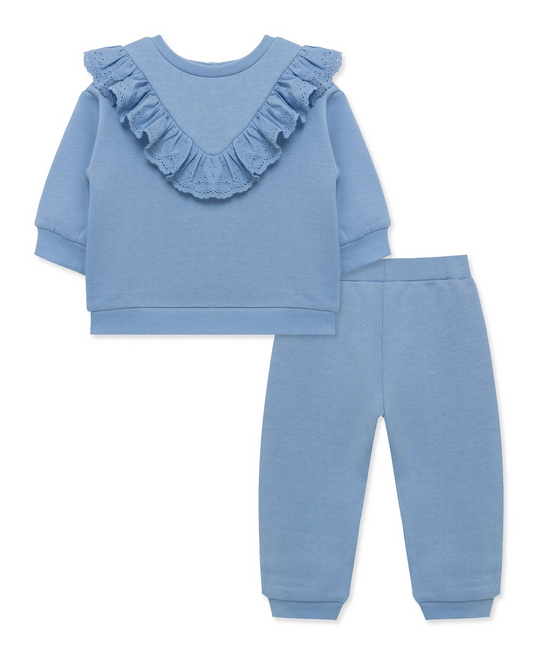 Blue Sweatshirt Set