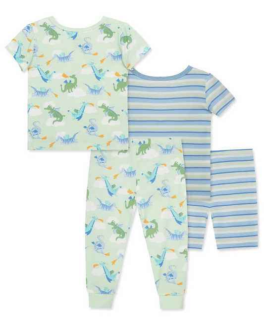 Dragon 4-Piece Pajama Set (2T)
