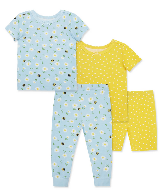 Daisy 4-Piece Pajama Set