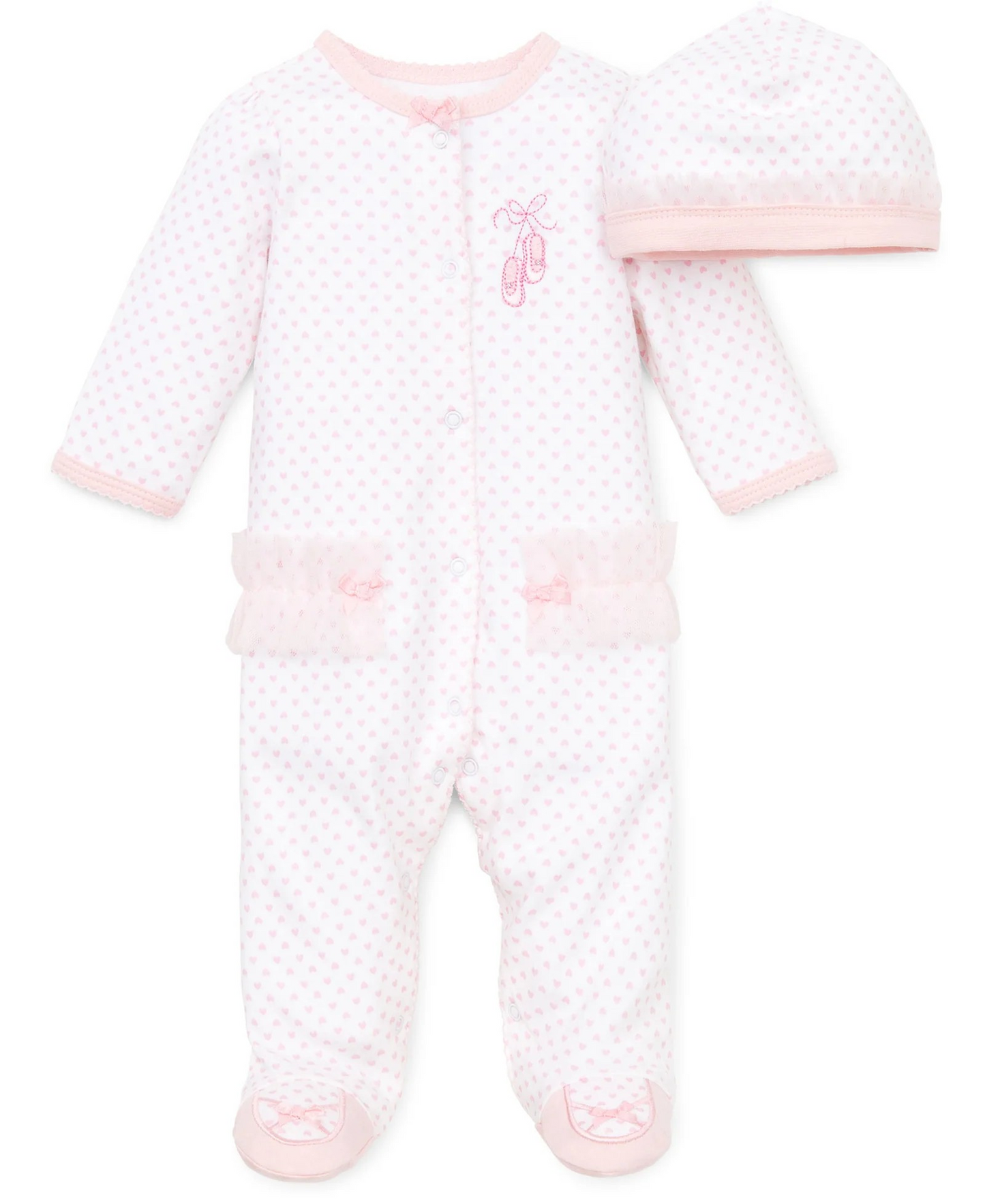 Prima Ballerina Footed One-Piece & Hat