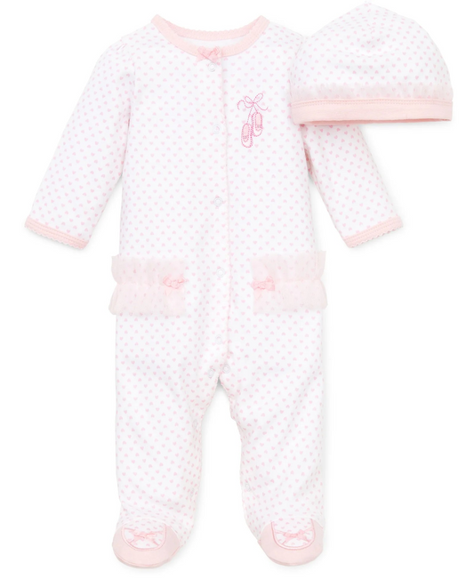 Prima Ballerina Footed One-Piece & Hat