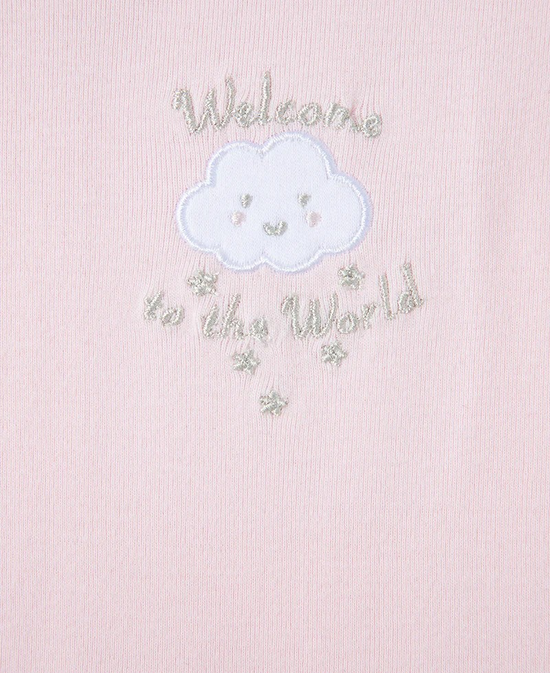 Pink Welcome to the World 3-Pack Bodysuits