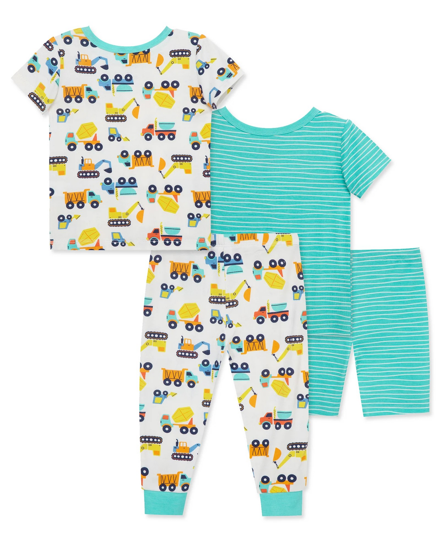 Construction 4-Piece Pajama Set