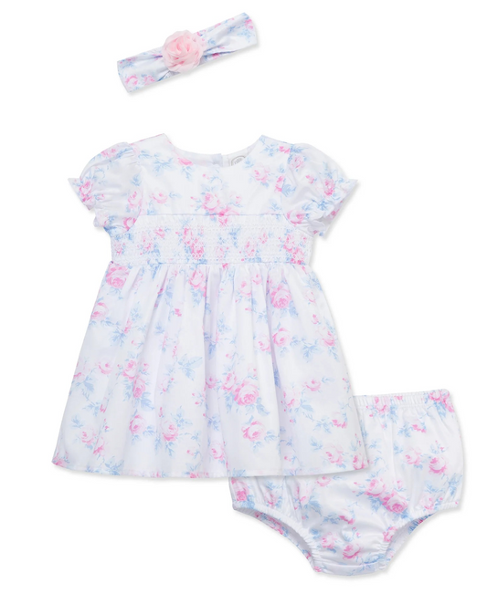 Roses Dress Set & Headband