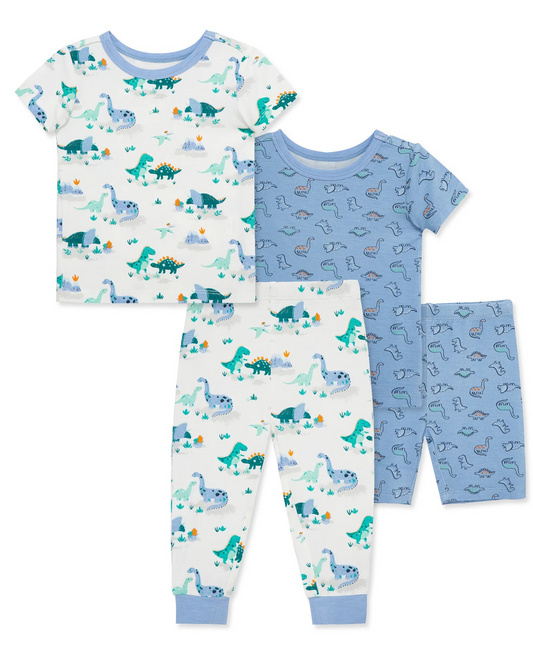 Dino 4-Piece Pajama Set