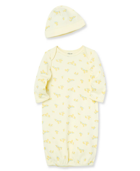 Little Ducks Sleeper Gown & Hat