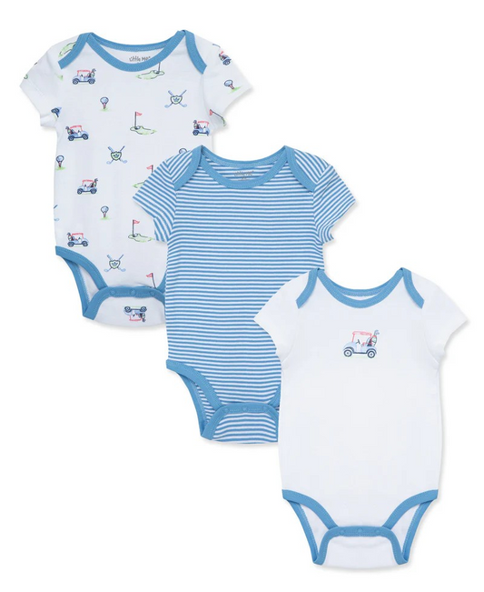 Golf Club 3-Pack Bodysuits