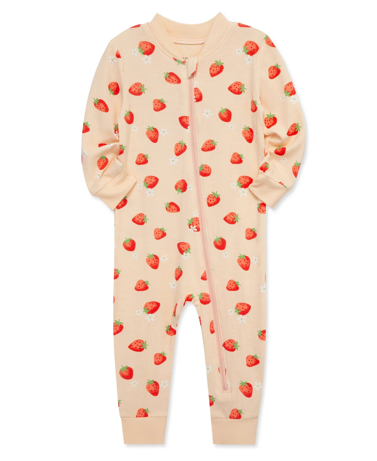 Strawberry Zip Front Pajama