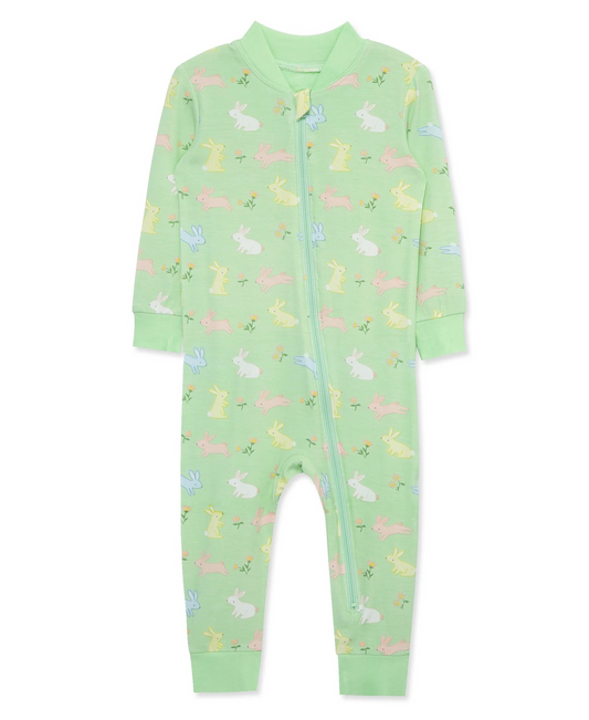 Bunny Zip Front Pajama