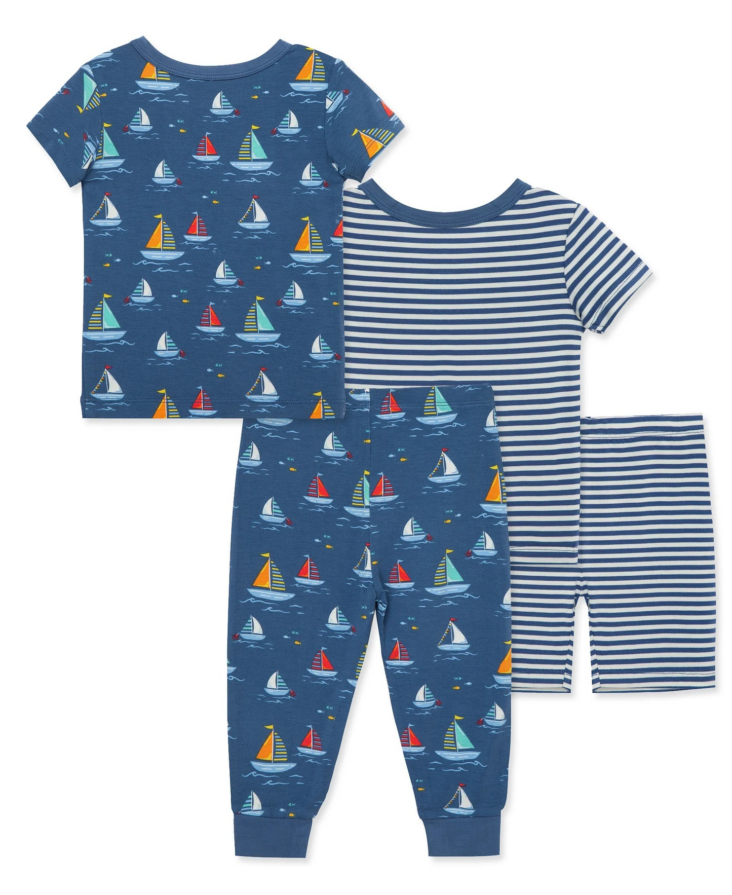 Sailboat 4-Piece Pajama Set