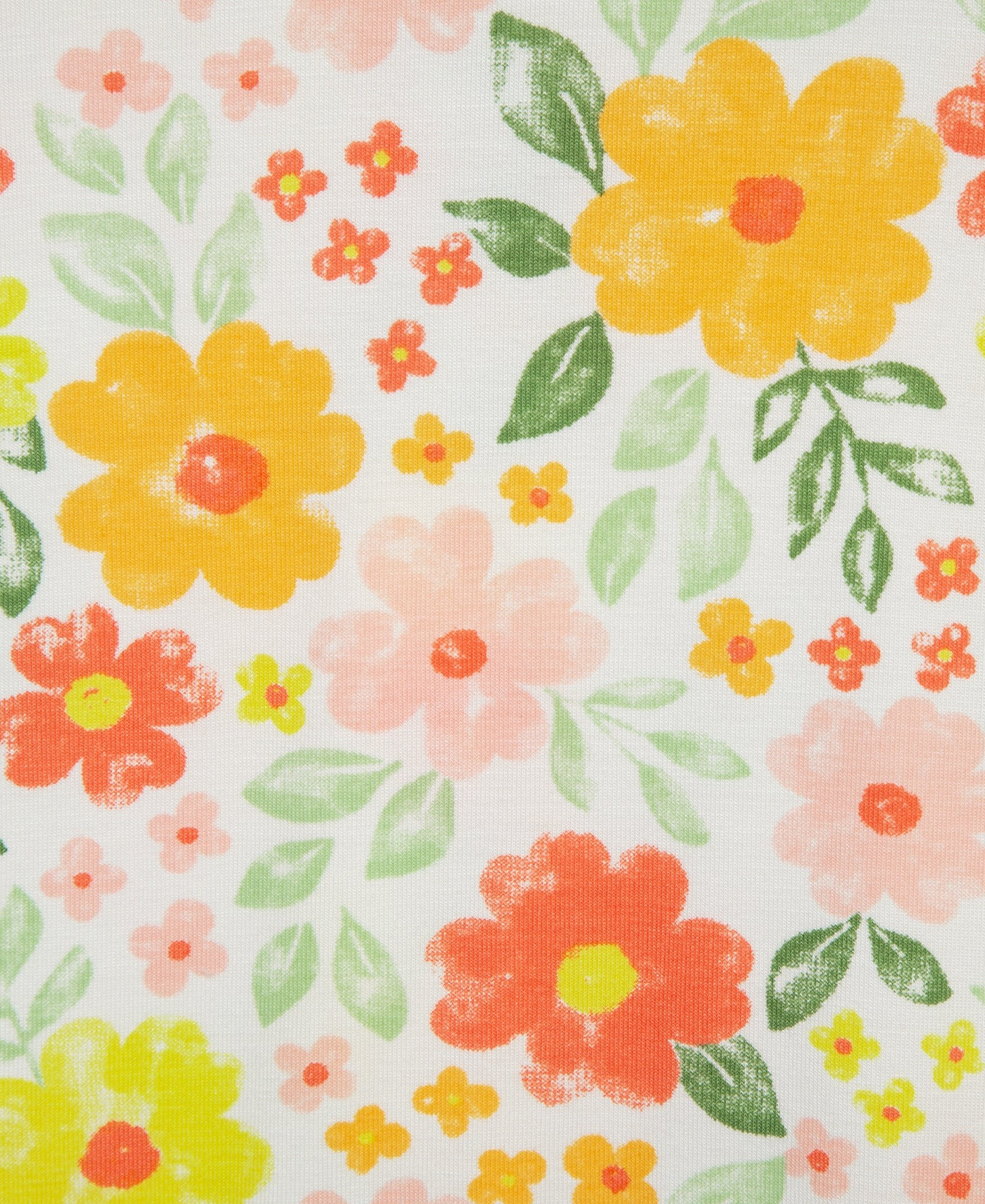 Floral Zip Front Pajama